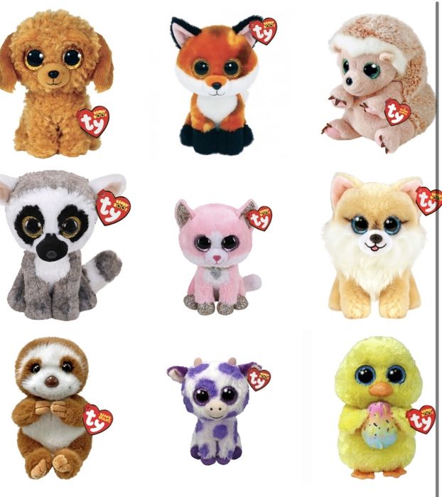 М'яка іграшка TY Beanie babies вівчарка кот лис Ace 20 см (40539)