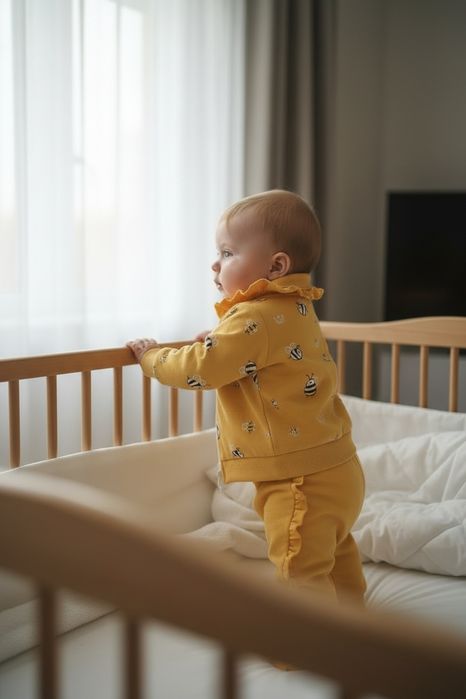 Zestaw , komplet niemowlęcy pszczółka 3- częściowy,  100% bawełna