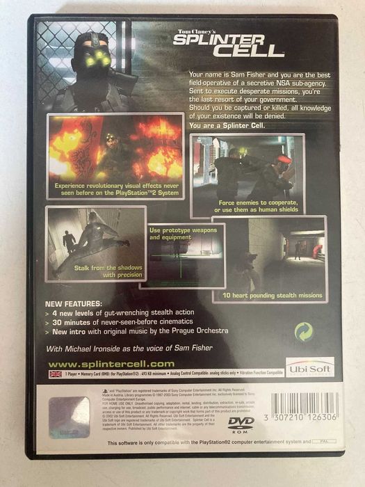 PS2 - Tom Clancy's Splinter Cell
