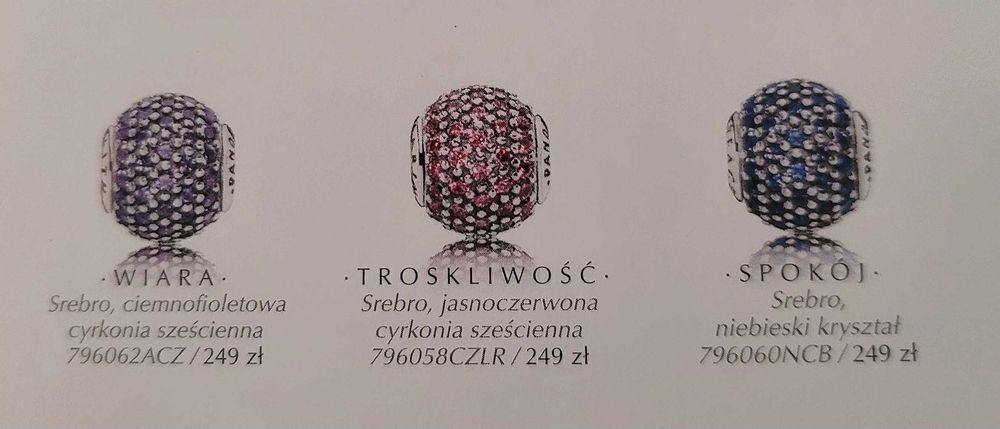 PANDORA ESSENCE oryginalny charms CARING