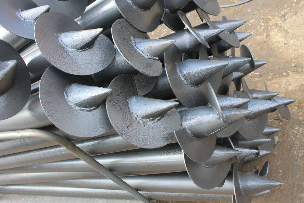 Винтовые сваи (гвинтові палі), свайный (гвинтовый) фундамент