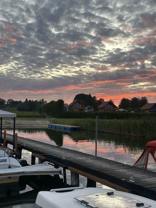 Domki nad jeziorem  , balia , domki mazury