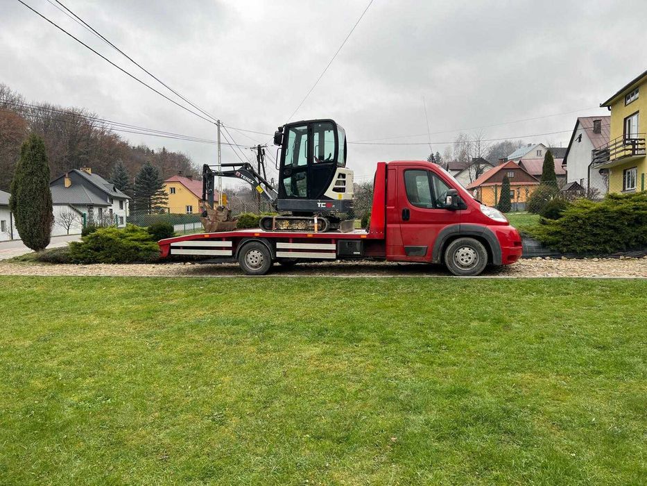 Usługi minikoparką , usługi autolaweta