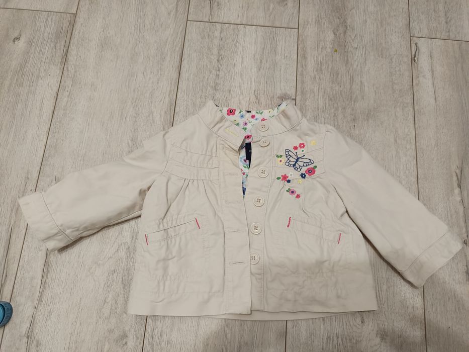 Kurteczka, katana, płaszczyk dla dziewczynki r  6 12 miesięcy