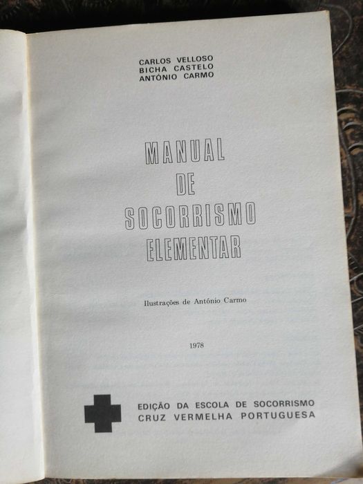 livro socorrismo elementar de 1978
