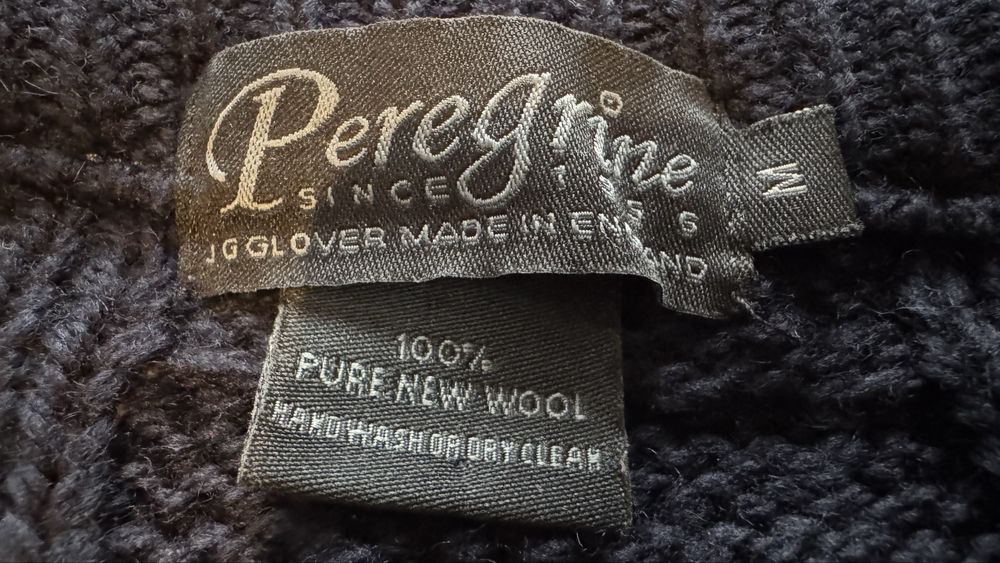 Sweter męski 100% wełna peregrine new wool nowy