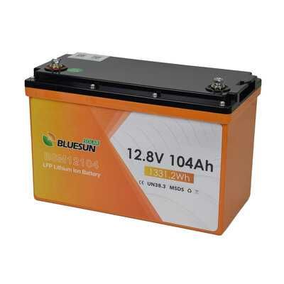 Акумулятор LiFePO4 АКБ 12.8 V В 104 А  батарея аккумуляторная 100Ah Ач