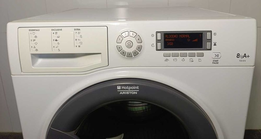 Máquina de Secar Roupa Hotpoint 8kg A+ Bomba de Calor – 100% Funcional / Entrega Incluída