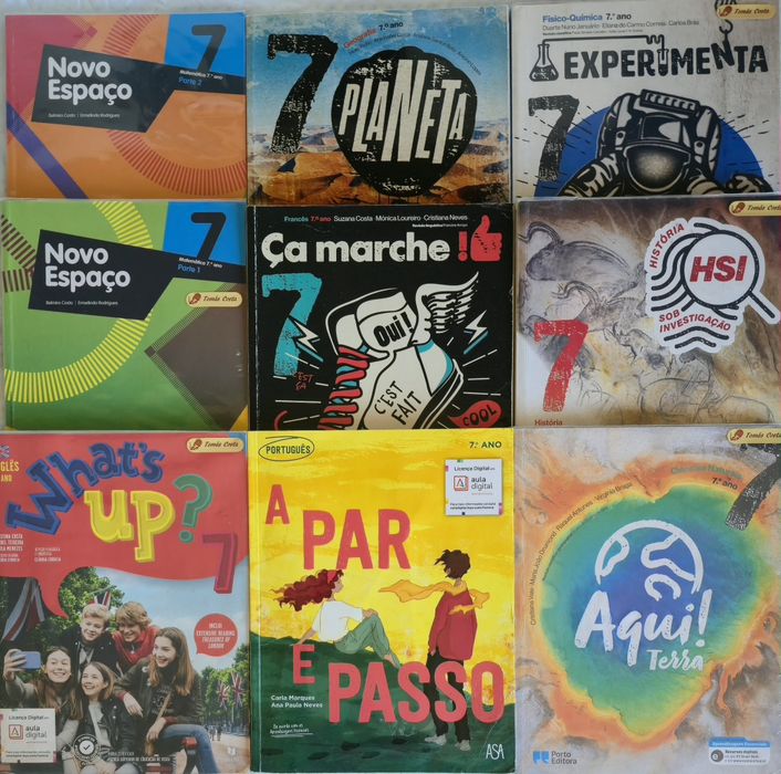 Manuais escolares 7 ano