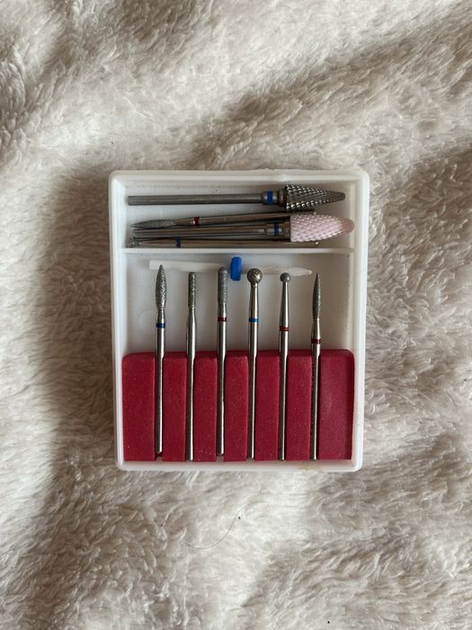 фрезер Nail Master Nail Drill ZS-711 Pink із якісними фрезами