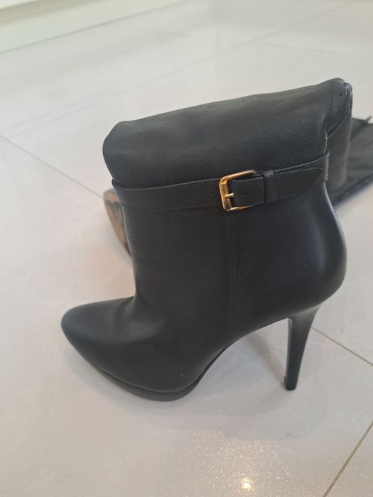 Kozaki czarne na szpilce