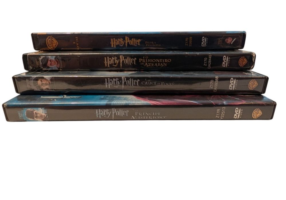 Pack de DVD's Harry Potter - 4 unidades