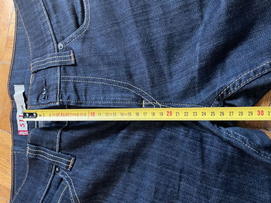 Spodnie Levi Strauss & Co granatowe
