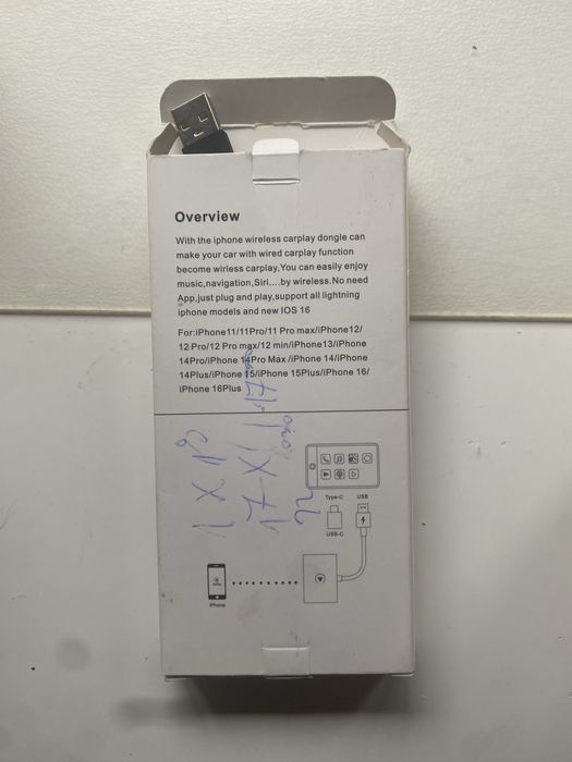 Adapter Carplay Bezprzewodowy