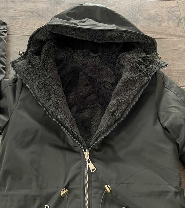 TANIO ! Jak nowa! Dziewczęca kurtka zimowa parka 158/164