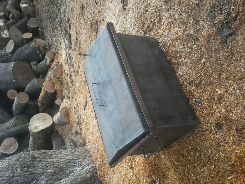 Коптильня 2мм толщина КП-1.коптильня гарячого копчення з гідрозатвором