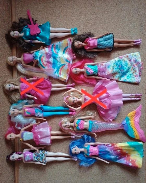 Barbie Mattel. Cada 9€.