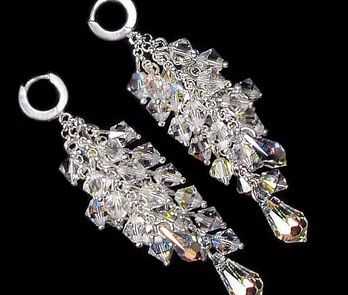 Kolczyki z kryształkami Swarovskiego