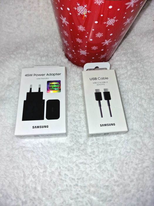 Samsung – Zestaw Ładowania 45W + Kabel USB-C 5A (1 m)