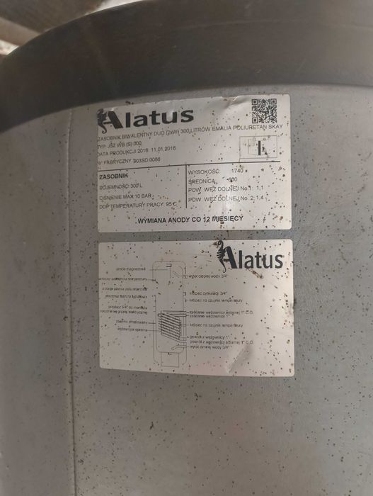 Sprzedam zbiornik na wodę z osprzętem