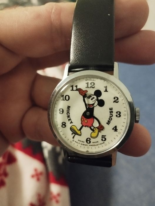 2 Sztuki Zegarek Walt Disney Myszka Miki Bradley Oryginalny