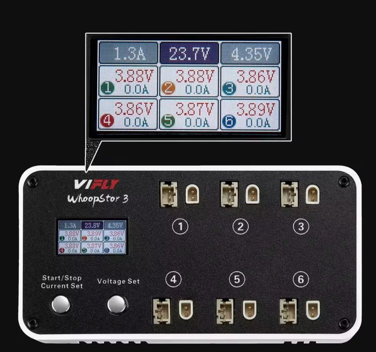 Зарядка ViFly WhoopStor V3 1S LiPo/LiHV зарядний пристрій