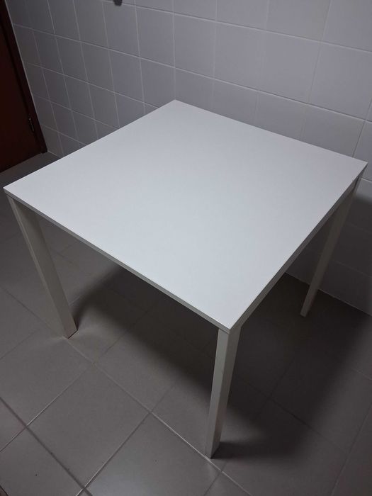 Mesa de Cozinha Branca 75x75