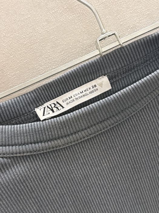 лонгслів zara сірий