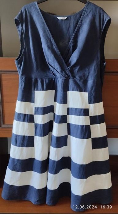 Платье Турция 100% лен, 52р.