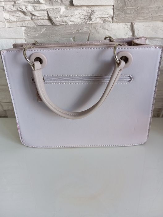 Torebka do ręki liliowa