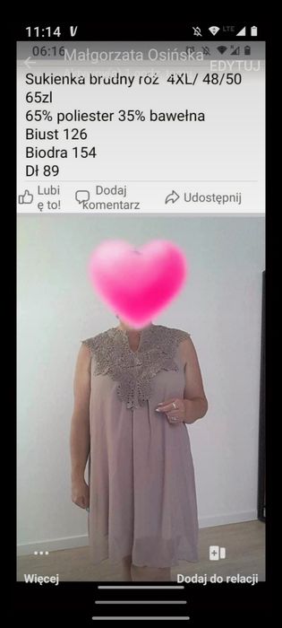 Super zwiewna sukienka