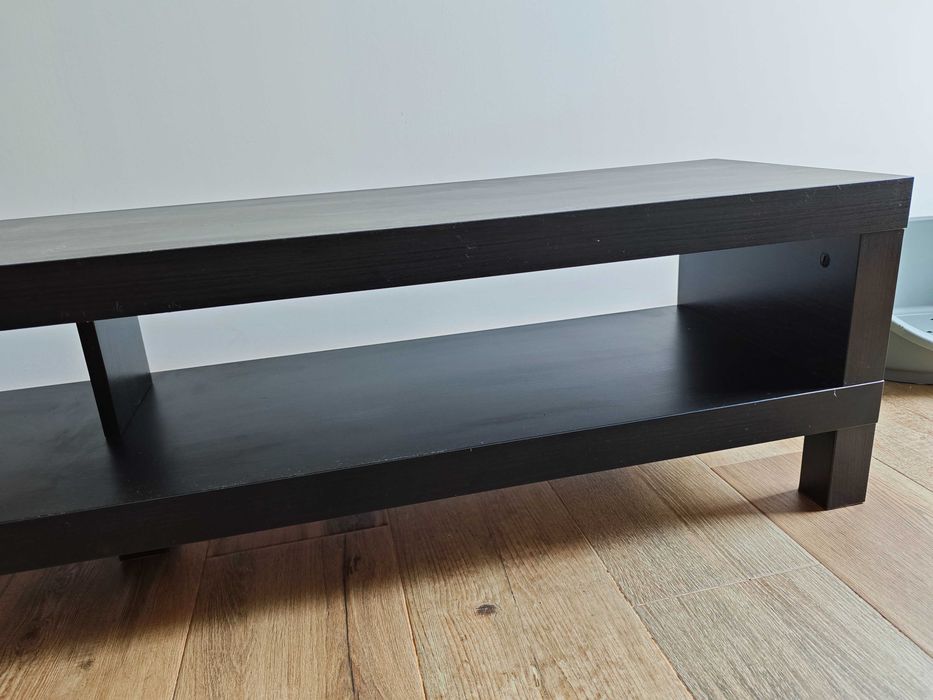 Móvel de TV IKEA LACK Preto / Castanho-Preto
