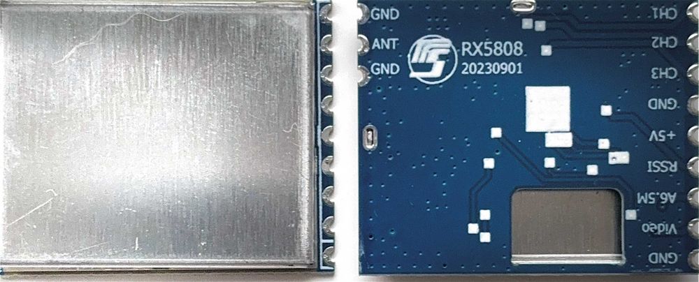 Плата відео приймача FPV RX5808 SPI 5.8GHz