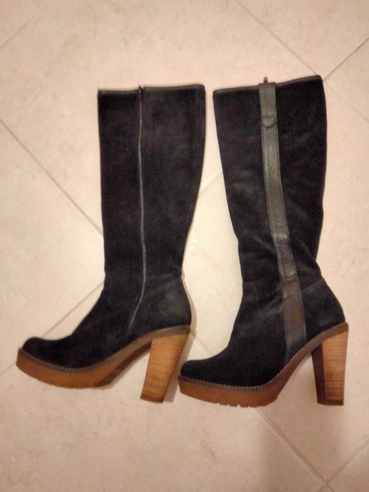 Botas de camurça preta: Novas-Oportunidade