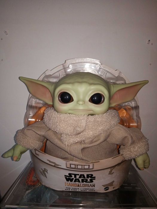 Star Wars The Mandalorian The Child baby Yoda, Mattel +3 anos, peluche