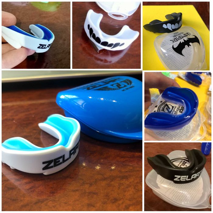 Капа боксерская одночелюстная ДЕТСКАЯ, ПОДРОСТКОВАЯ,  цвета в ассорт.