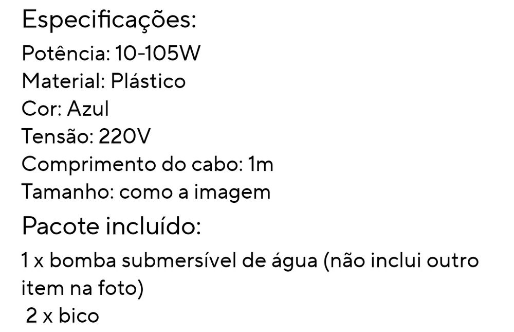Bomba submersivel