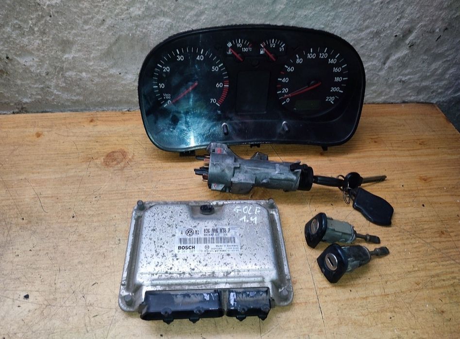 Golf IV 4 Bora komputer sterownik zestaw immo 1.4 16v 036.906.032 /L