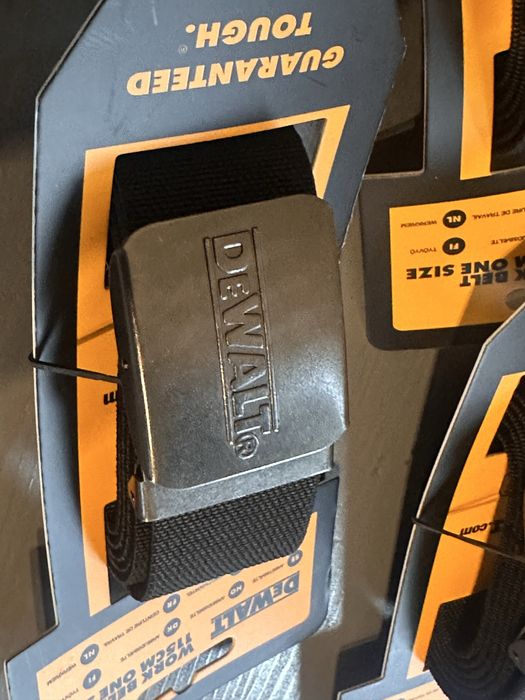 Pasek deWalt do spodni metalowa klamra 115cm workwear