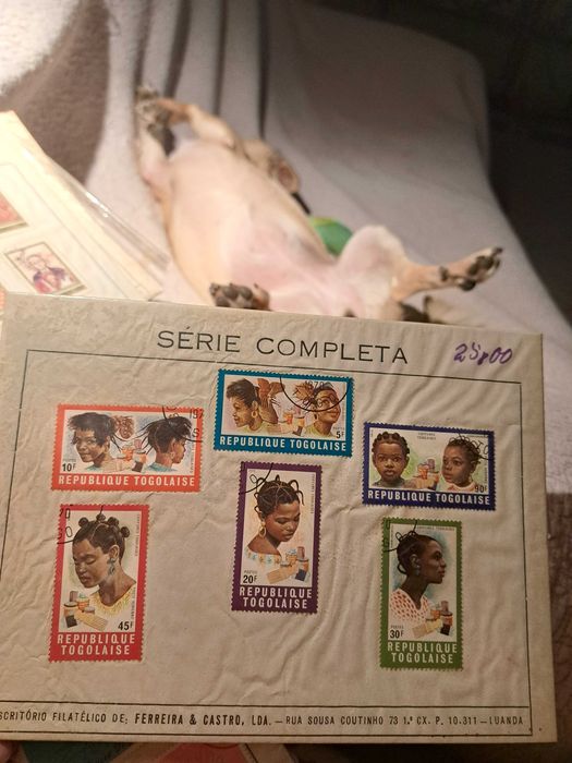 Colecção selos novos