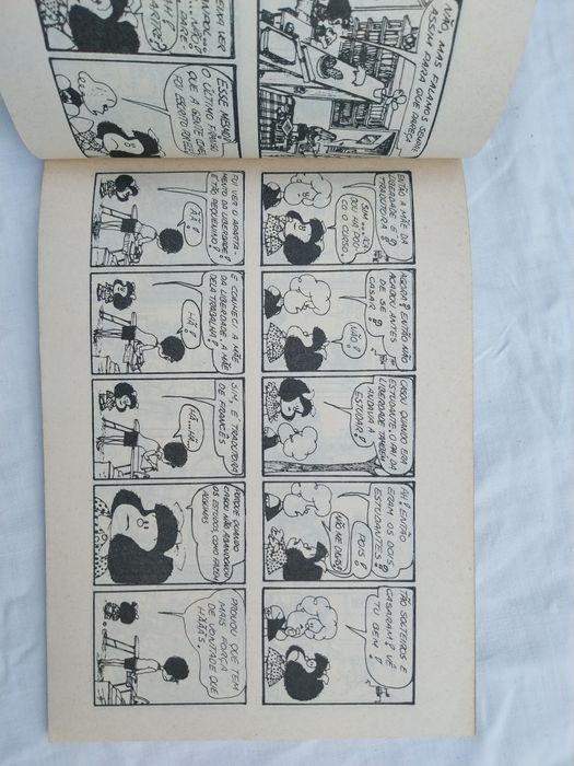 Banda desenhada Mafalda - Primeira edição em Portugal 1972