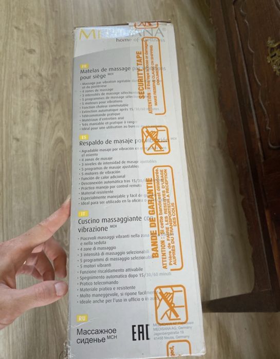 Colchão de massagem para veiculo