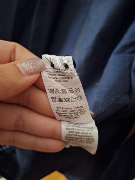 Camisa Manga Comprida Azul Escuro T: 38 Primark