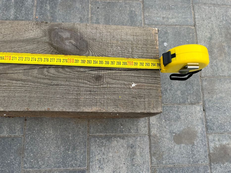 Belki konstrukcyjne 16x16x295 cm – 4 sztuki, drewno lite