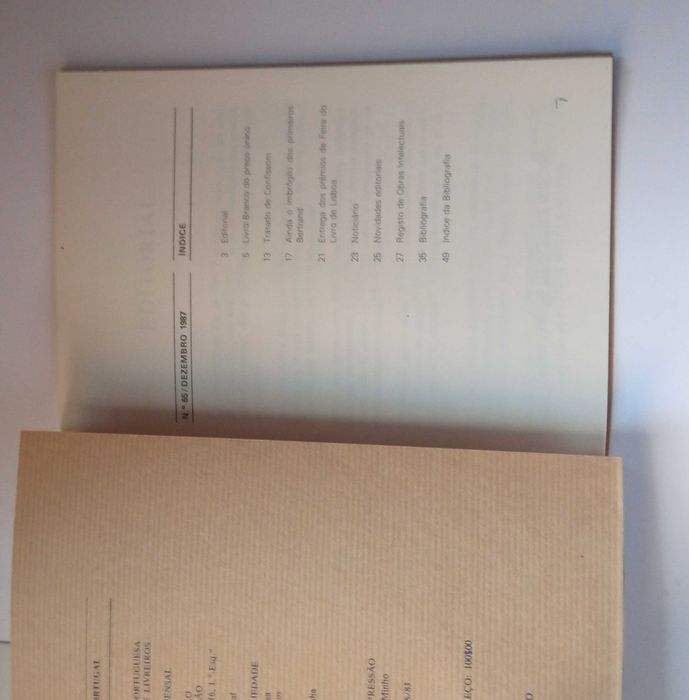 Livros de Portugal: Boletim Bibliográfico - vários