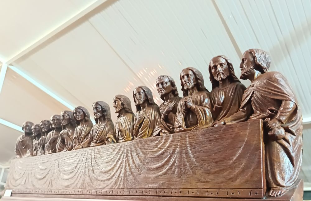 Ceia de Cristo em relevo