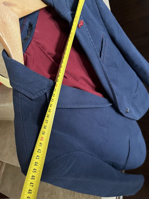Піджак синій чоловічий 48 розмір