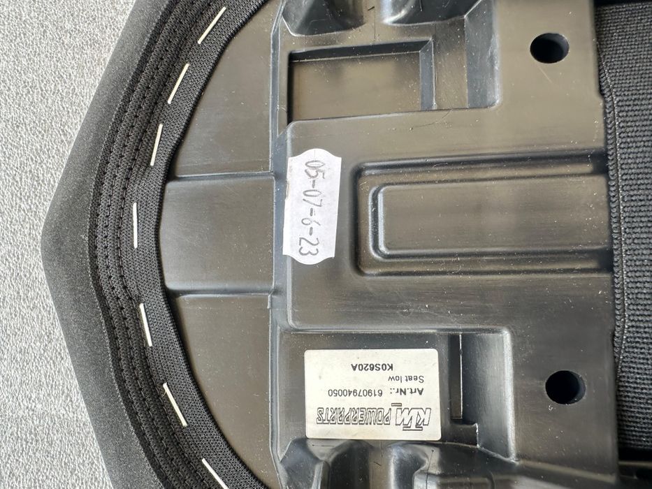 Banco em gel original ktm 1290 adventure