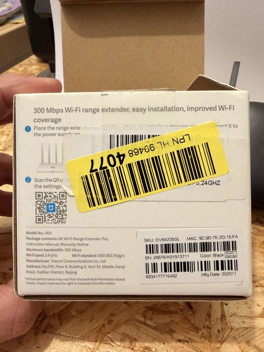 Repetidor Wifi Range Extender Pro XIAOMI Mi 3