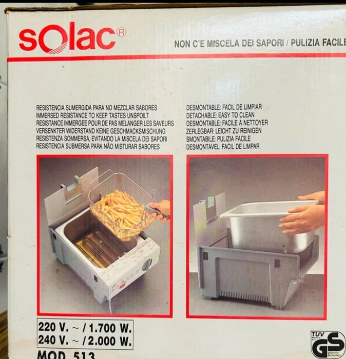 Vende-se fritadeira Solac (Nunca usada)